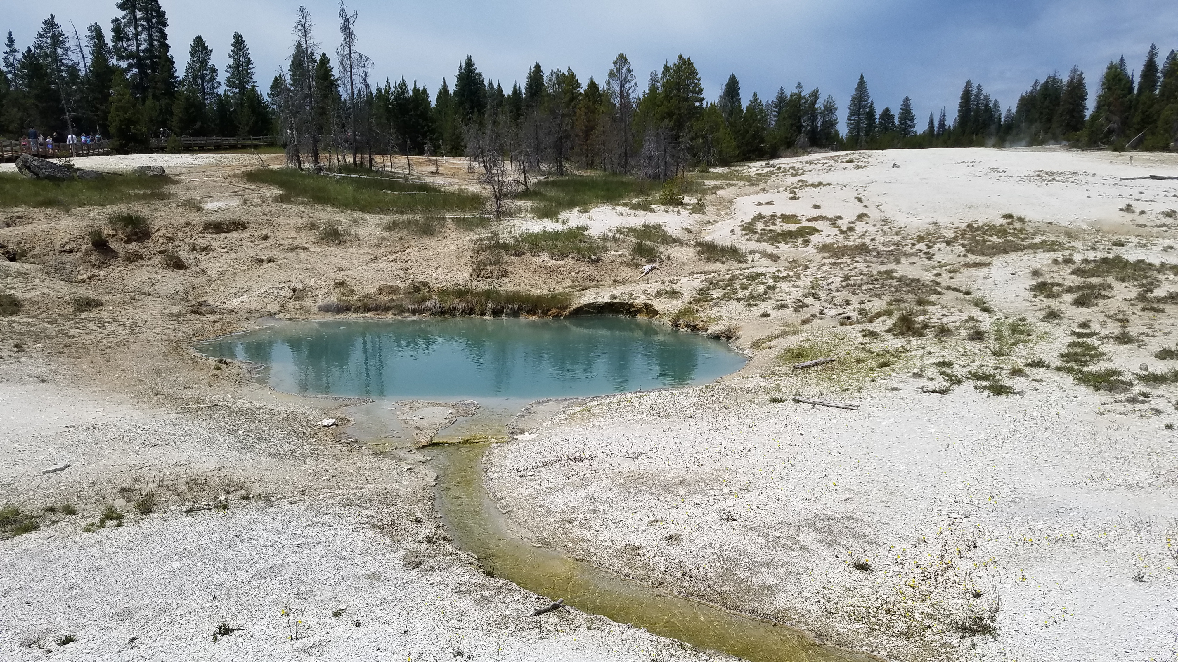 Stay out of the hot pools!